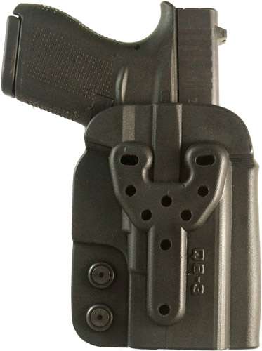 COMP-TAC QB OWB KYDEX SIZE 3 GLOCK 43 SPRGFLD XDS M&P SHIELD WALTHER PPS/CCP RH BLACK