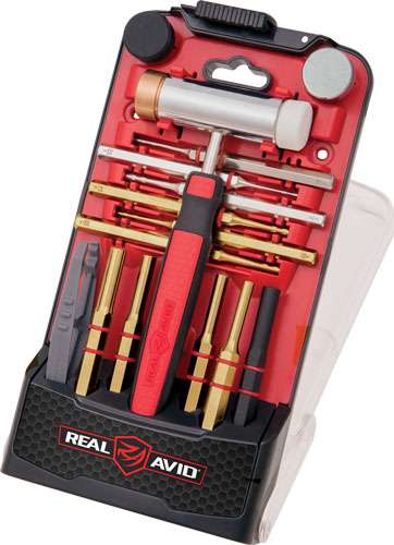 REAL AVID ACCU PUNCH BRASS HAMMER & PIN PUNCH SET ( 3 PER CASE )