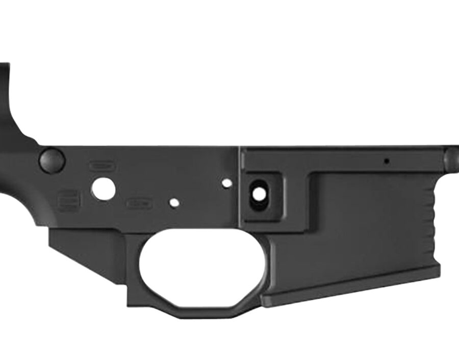 Black Rain Ordnance BROMLRBLK Lower Receiver Milled 7075-T6 Aluminum Black Anodized for AR-Platform