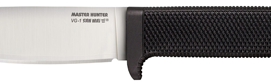 Cold Steel 36JSK Master Hunter  4.50" Fixed Plain Drop Point VG-1 San Mai III Blade/Black Kray-Ex Handle