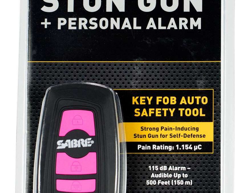 SABRE KEY  FOB STUN GUN 1.154 UC PINK STUN GUN 115 DB ALARM