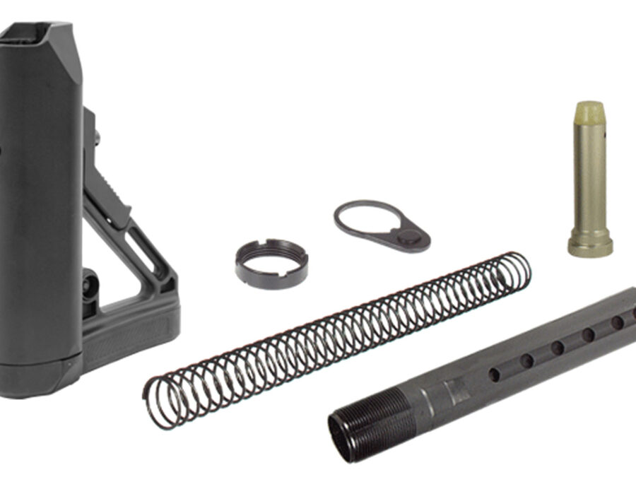 UTG Pro RBUS1BM Mil-Spec OPS Ready S1 Stock Kit Black Synthetic 6 Position for AR-15, M16