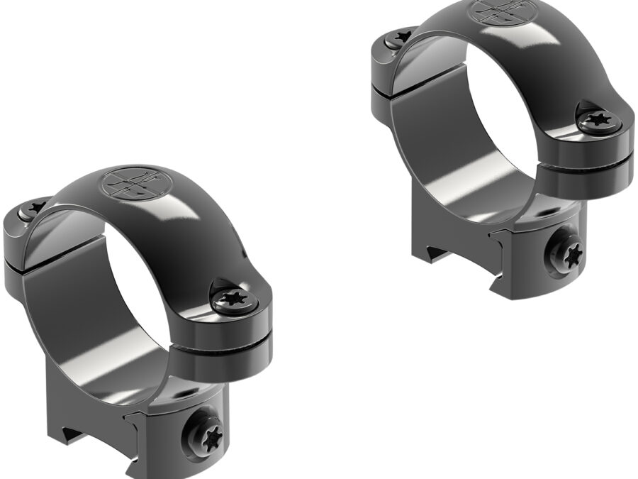 Leupold 49949 Ringmounts  Black Gloss 1" Rimfire Low