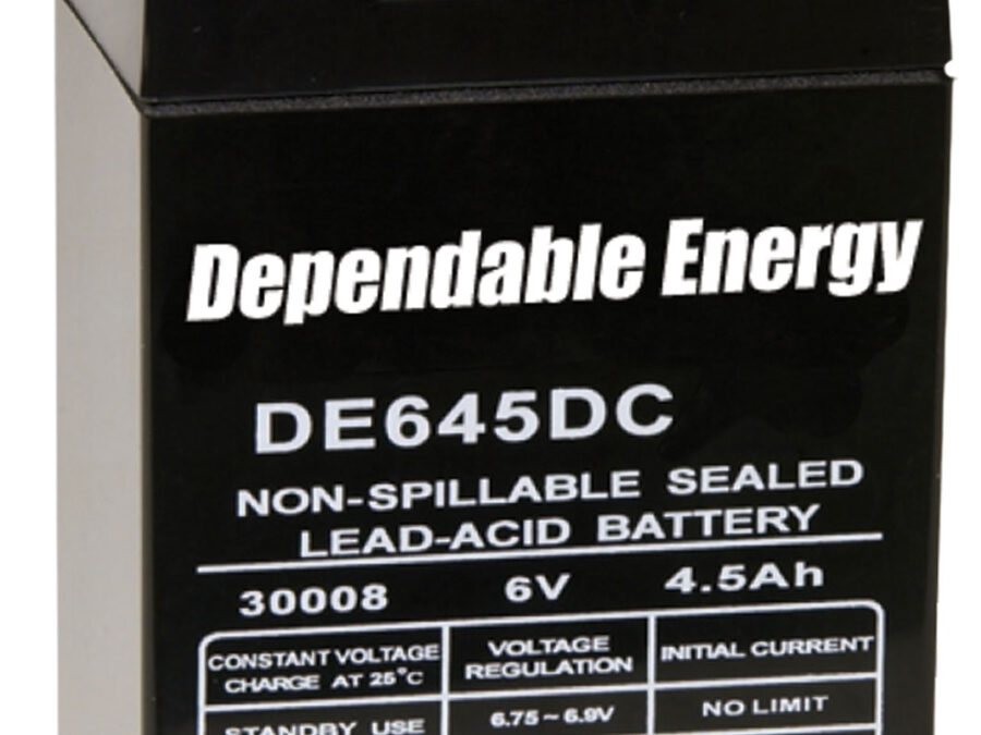 American Hunter DE30052 HR Rechargeable Battery  6 Volt 4.5 AMP