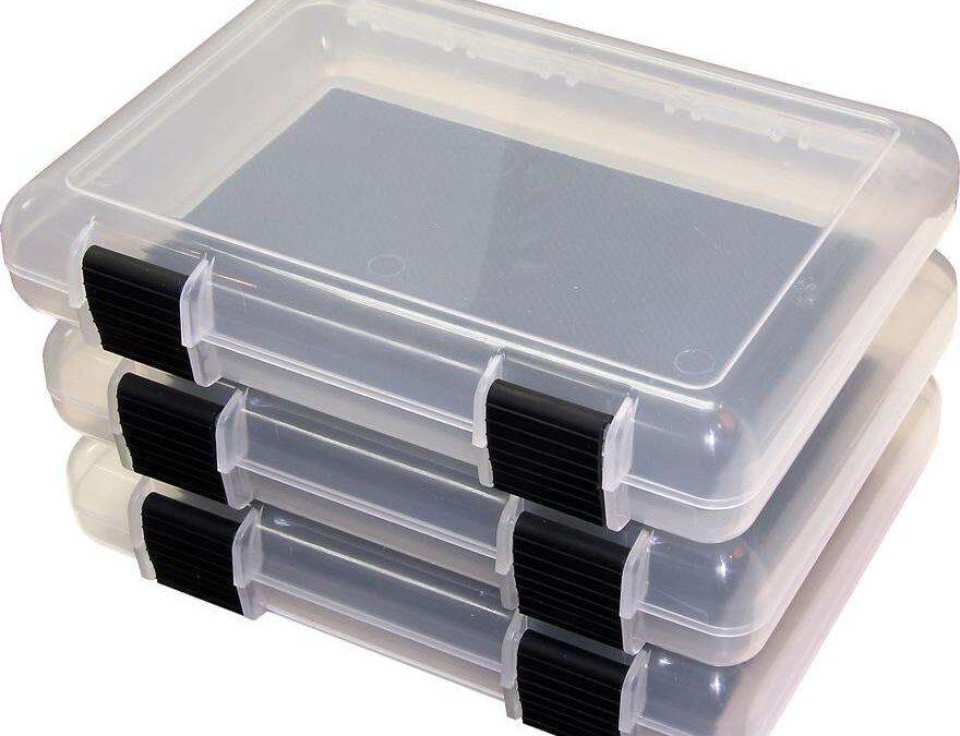 MTM IN SAFE STORAGE CASE 12 IN CLEAR FOR LARGER HGS ( 3 PACK ) 4 PER CASE