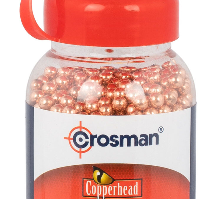 Crosman 0737 Copperhead  177 Copper-Coated Steel 1500/Bottle