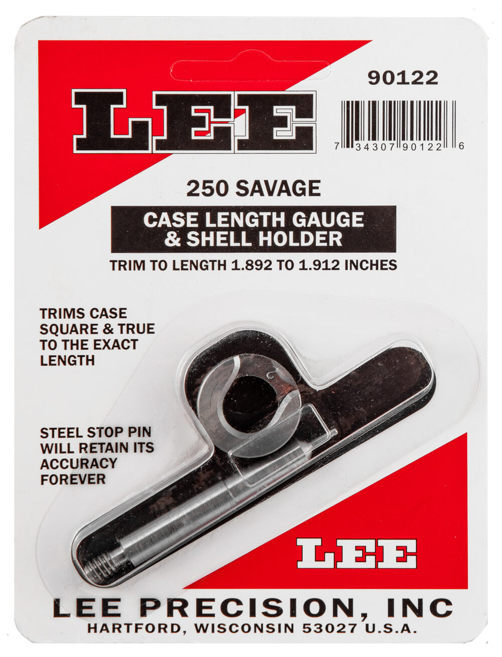 Lee Precision 90122 Case Length Gauge 250 Savage