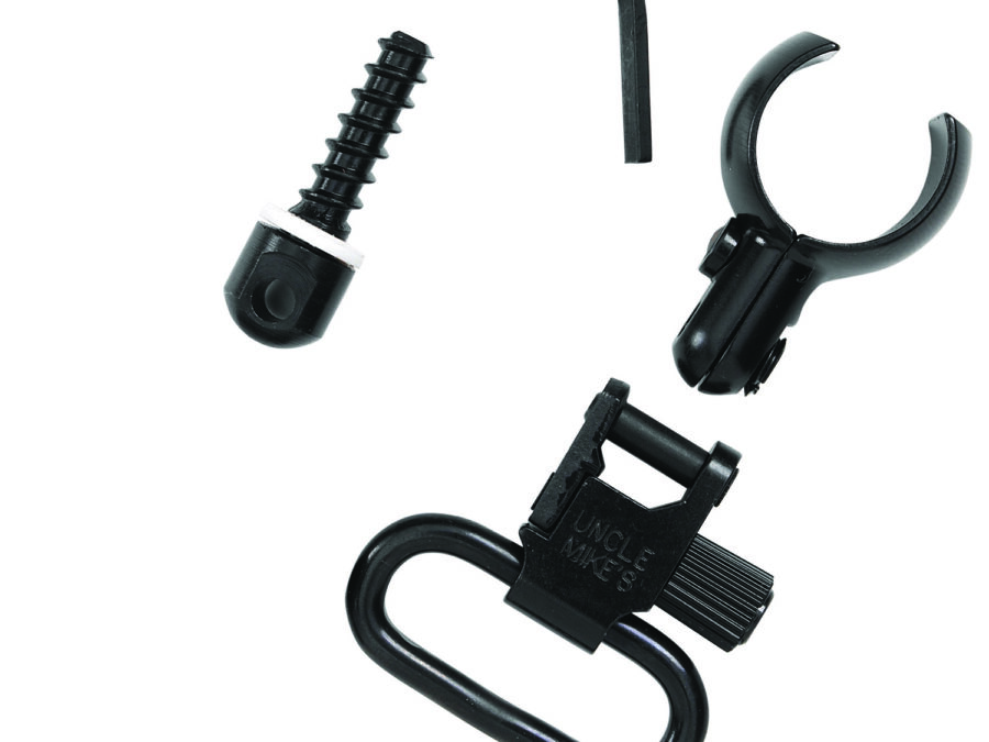 Uncle Mike's 13912 Magnum Band Swivel Set Quick Detach 115 CFL Tri-Lock Blued 1" Loop for .630-.675" Mag Tubes