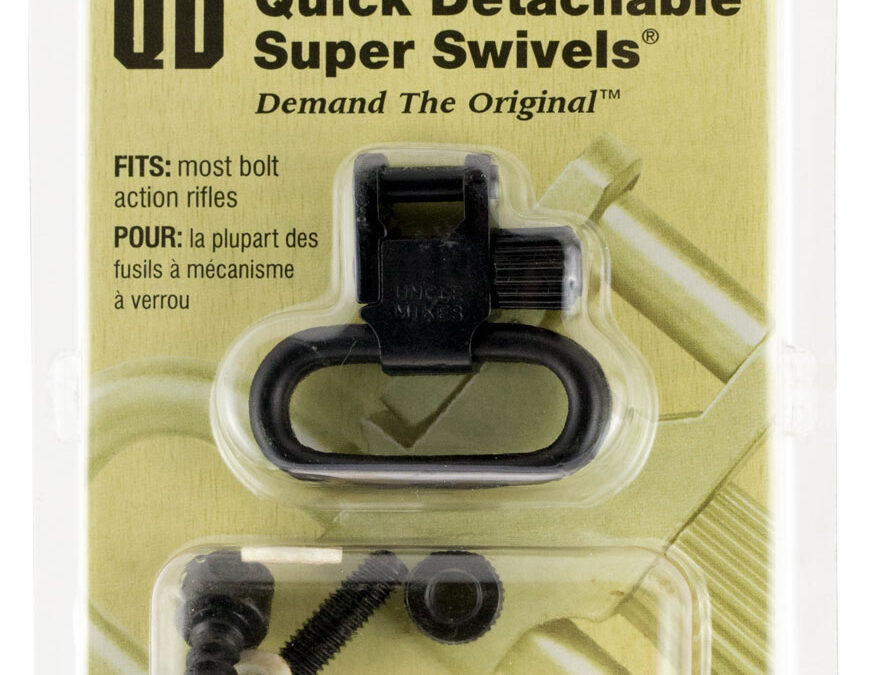 Uncle Mike's MO10012 Super Swivel  Blued 1" Steel Quick Detach