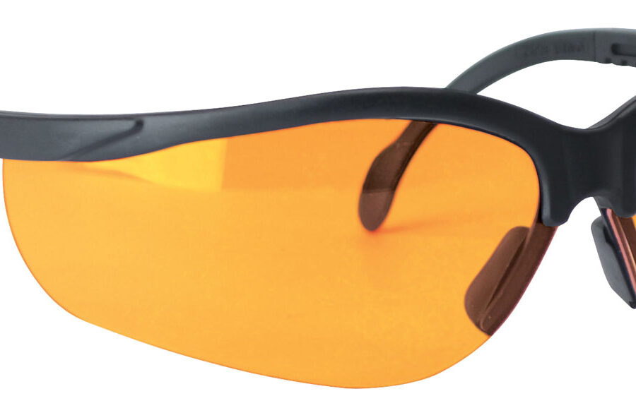 Walker's GWPAMBLSG Sport Glasses  Adult Amber Lens Polycarbonate Black Frame