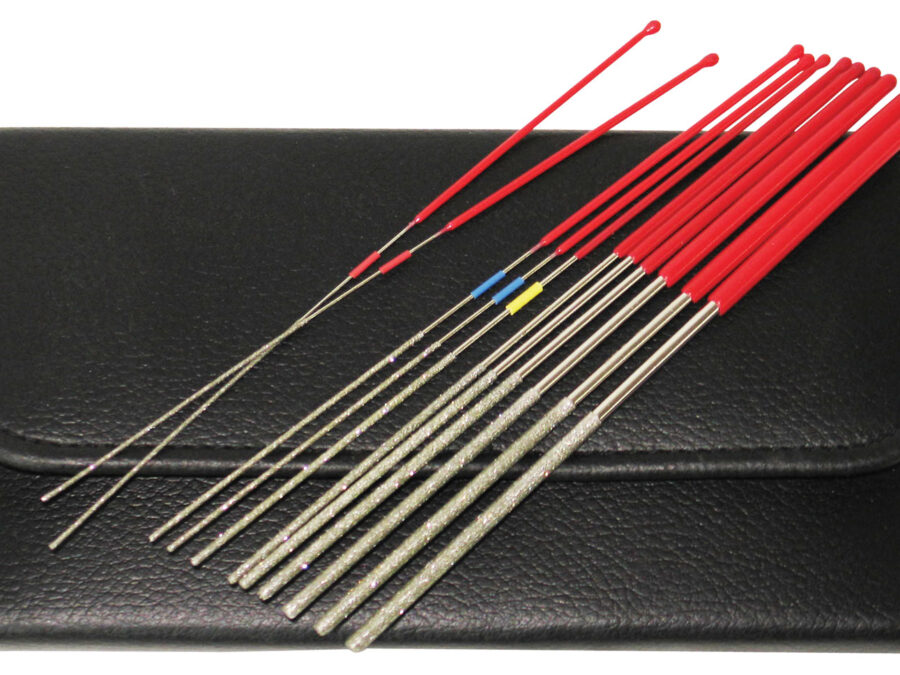 RamRodz 60021 Pro-Series Micro File Diamond Coated 9" Long 12 PK Includes Case