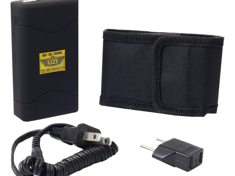 Uzi Accessories UZISG1500 Stun Gun  Black