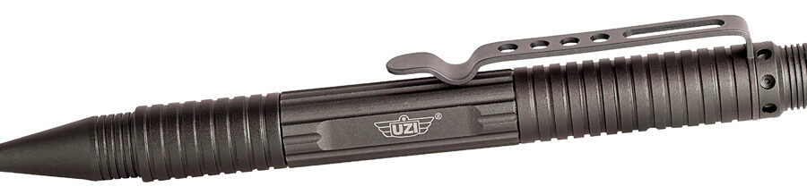 Uzi Accessories UZITACPEN1GM Defender Tactical Pen Gun Metal Aluminum 6.10"