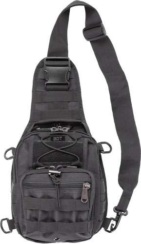 BULLDOG X-SMALL "GO" SLING BAG/ WAIST PACK- BLACK  (10 PER CASE)
