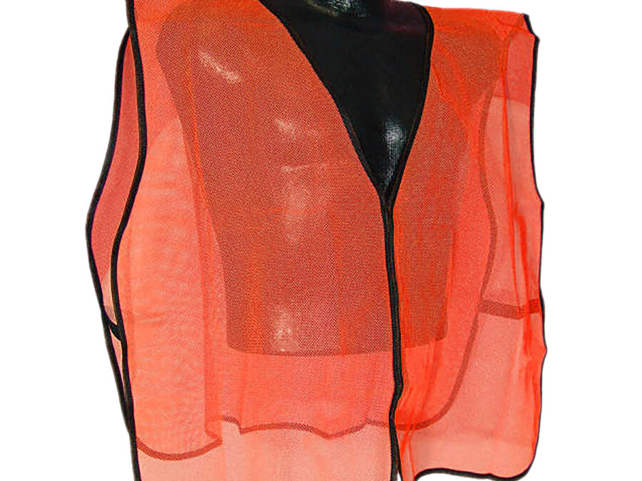 Radians SVO Safety Vest  OSFA Orange Polyester Mesh