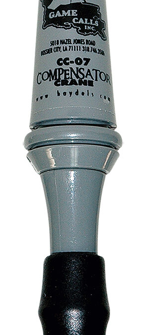 Haydel's Game Calls CC07 Compensator Sandhill Crane Crane Species Single Reed Open Call Gray Plastic