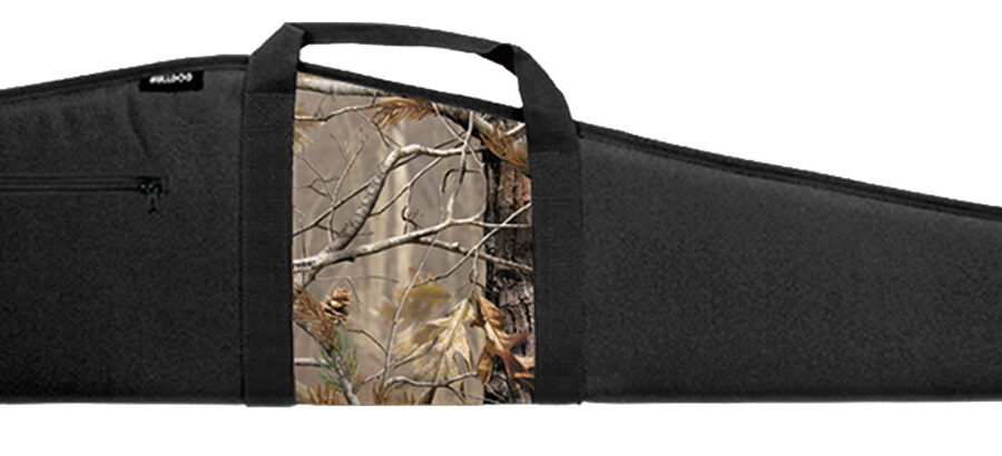 Bulldog BD210 Camo Panel  48" Scoped Rifle Black Nylon Case with Integrated Realtree AP Panel