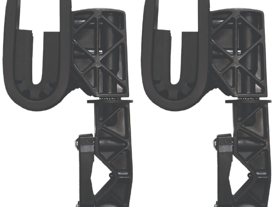 Rugged Gear 10100 Single Hook Gun Mount Rifle/Shotgun Black Nylon 2 Pack