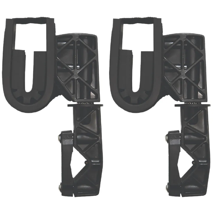 Rugged Gear 10100 Single Hook Gun Mount  Rifle/Shotgun Black Nylon 2 Pack
