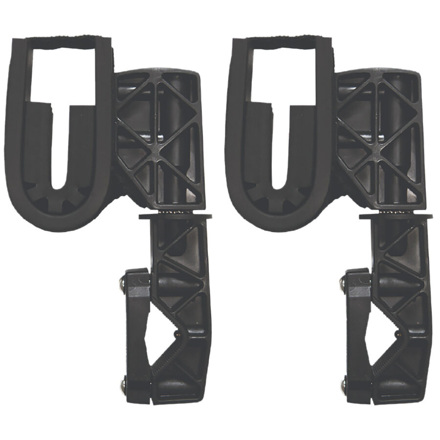 Rugged Gear 10100 Single Hook Gun Mount  Rifle/Shotgun Black Nylon 2 Pack