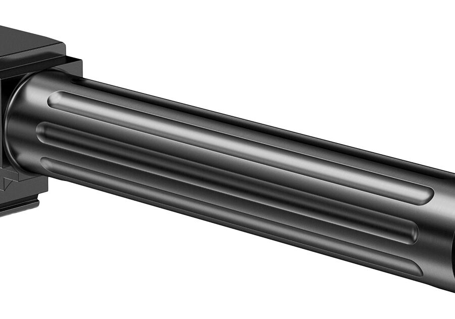 CMC Triggers 75511 Match Precision Compatible w/Glock 17 Gen3-4 9mm Luger 4.48" Black DLC Stainless Steel Fluted/Match Grade/Threaded Barrel