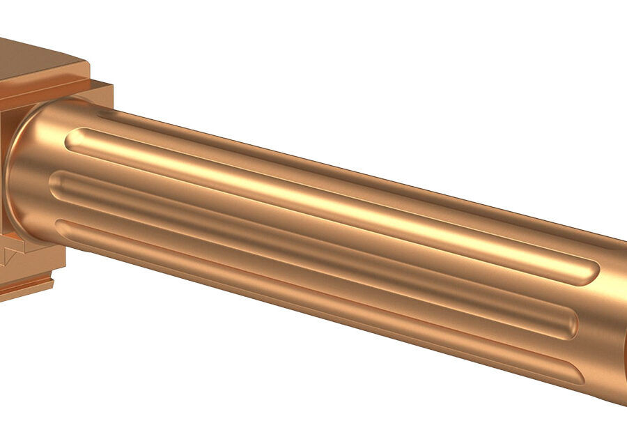 CMC Triggers 75523 Match Precision  Compatible w/Glock 19 Gen3-4 9mm Luger 4.01" Bronze DLC Stainless Steel Fluted/Match Grade/Threaded Barrel