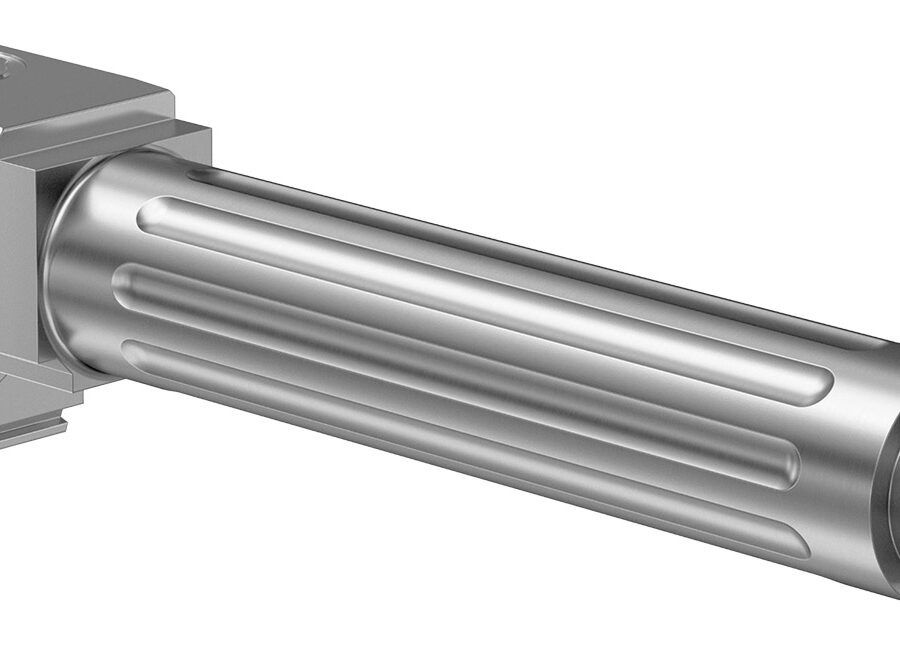 CMC Triggers 75525 Match Precision  Compatible w/ Glock 19 Gen3-4 9mm Luger 4.01" Stainless Bead Blasted Satin DLC 416R Stainless Steel Fluted/Match Grade/Threaded Barrel