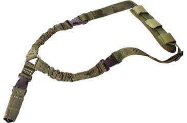 RUKX GEAR TACTICAL SINGLE POINT BUNGEE SLING GREEN