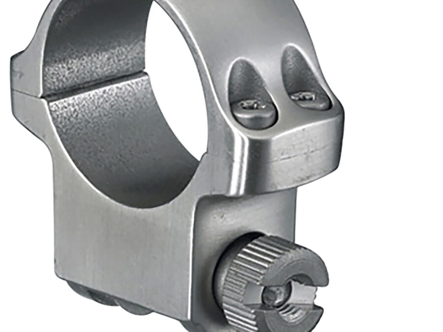 Ruger 90282 4K Scope Ring  Silver 1" Medium