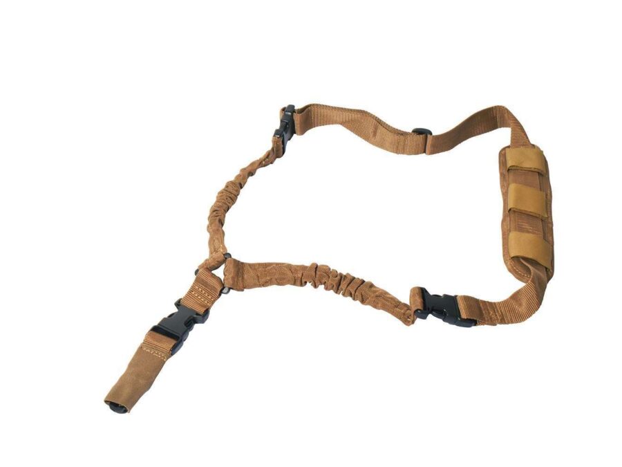 RUKX GEAR TACTICAL SINGLE POINT BUNGEE SLING TAN