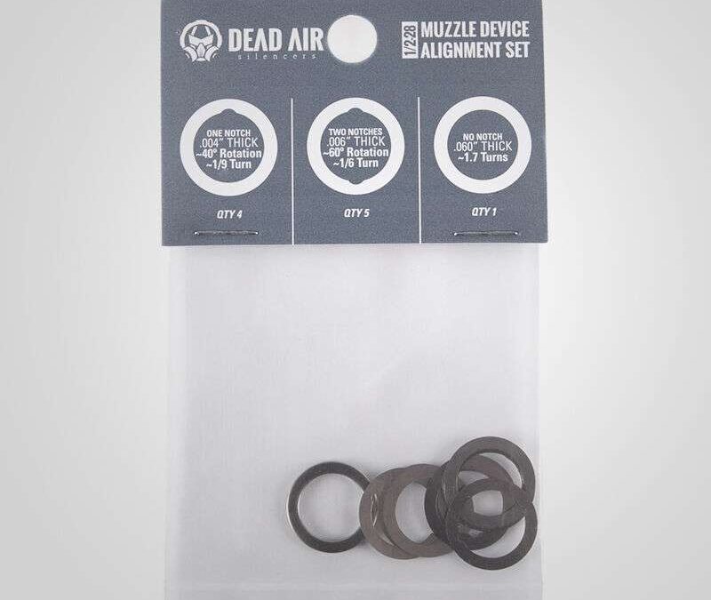 DEAD AIR MUZZLE DEVICE SHIM KIT 5.56