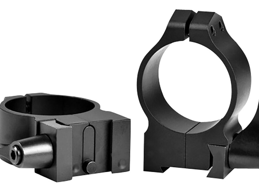 Warne 14TLM Tikka Maxima Matte Black 30mm Medium Quick Detach 0 MOA