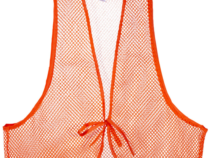Allen 15750 Hunter's Vest OSFA Orange Polyester Mesh