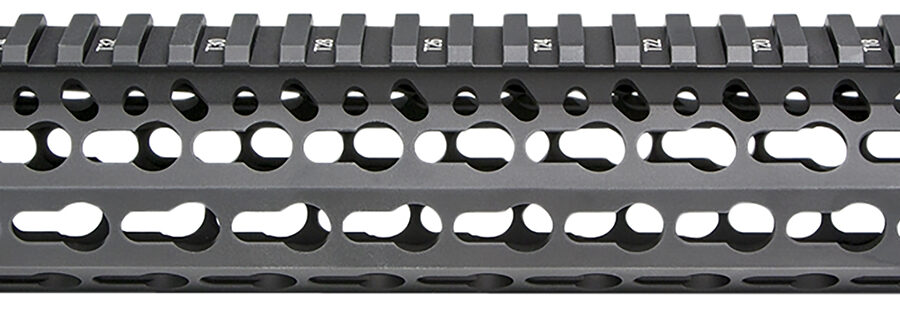 BCM KMRA10556BK KMR Alpha Handguard 10" Keymod Style Made of Aluminum with Black Anodized Finish for AR-15