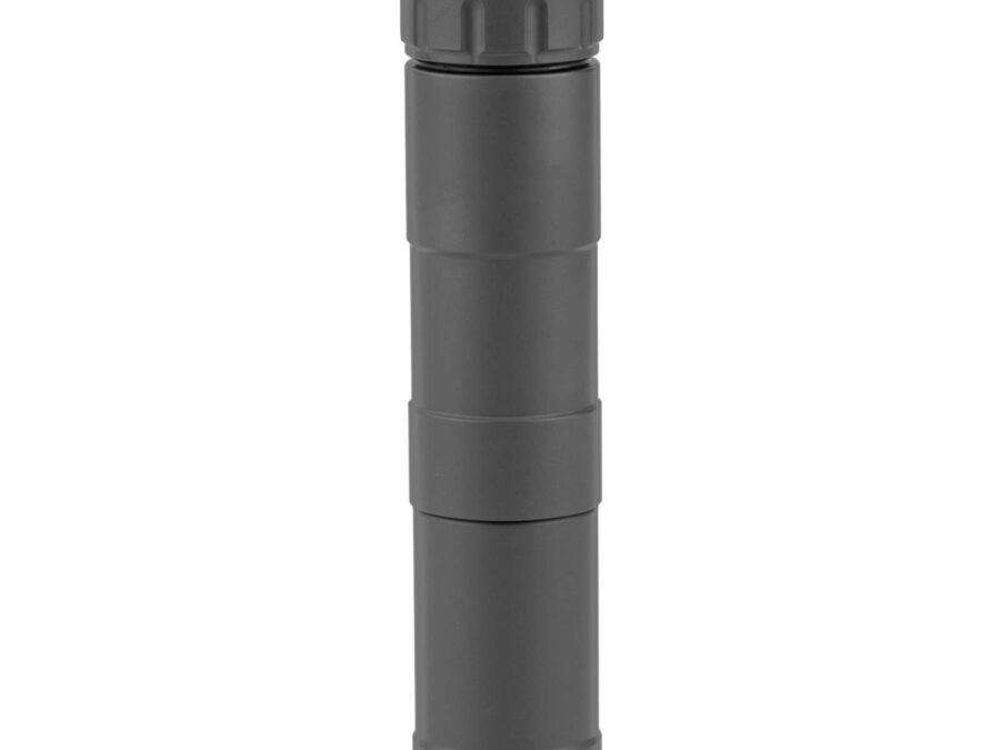 RUGGED SUPPRESSORS MUSTANG22 BLACK 22LR FULL AUTO RATED 3.4IN TO 5.3IN LENGTH