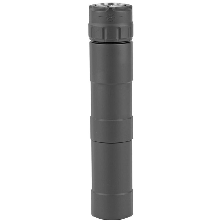 RUGGED SUPPRESSORS MUSTANG22 BLACK 22LR FULL AUTO RATED 3.4IN TO 5.3IN LENGTH