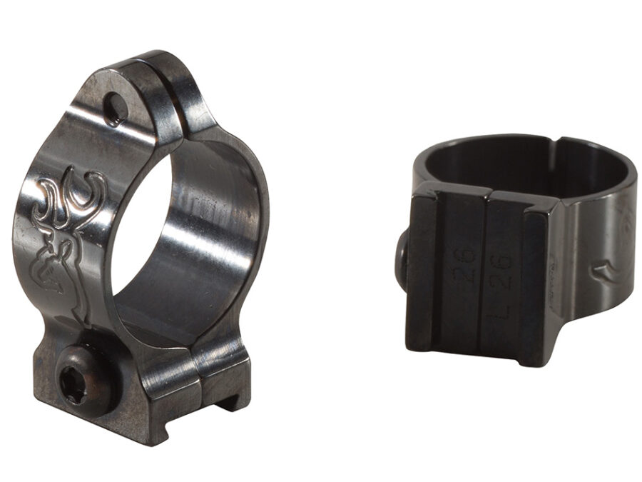 Browning 12345 Scope Rings  Matte Black Browning A-Bolt/BAR/BLR/X-Bolt 1" High