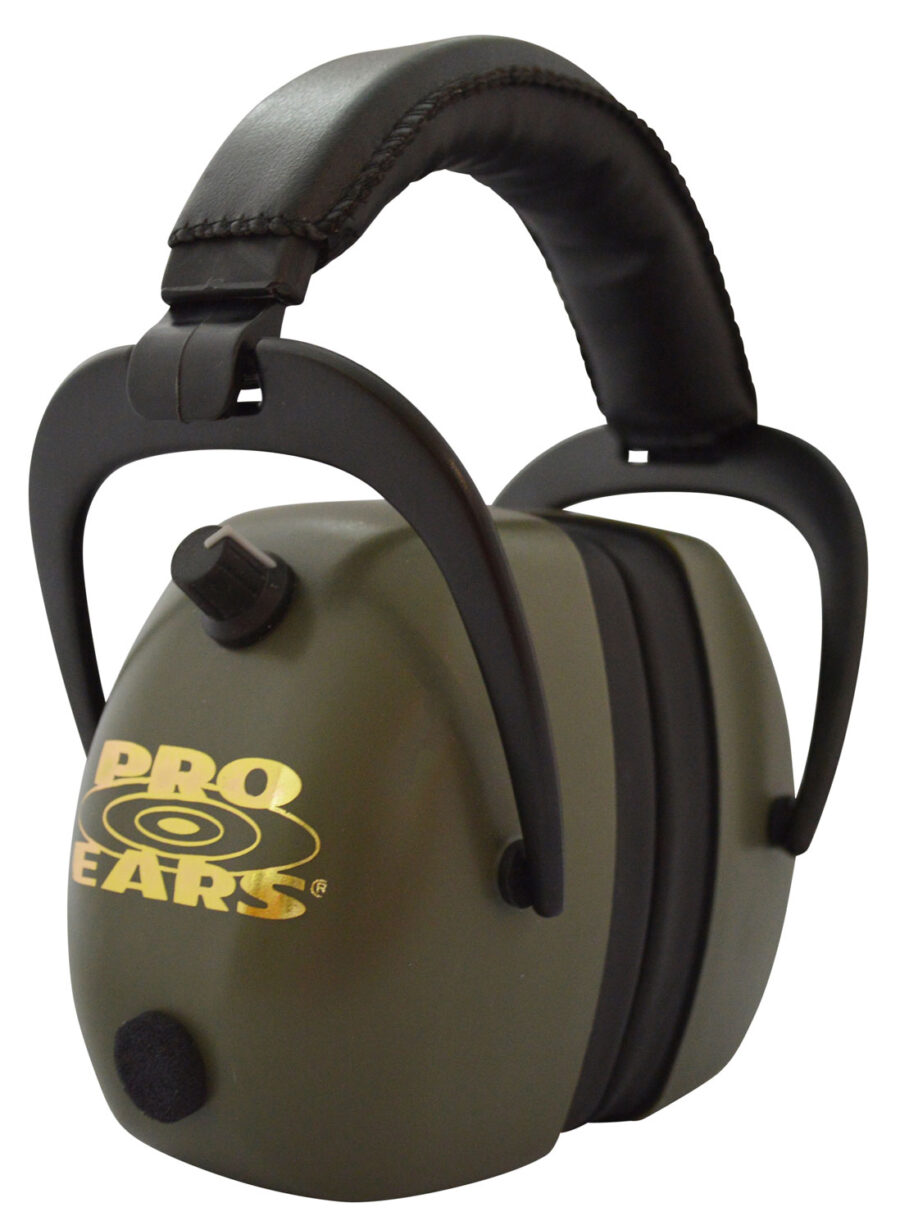 Pro Ears PEG2RMG Gold II 30 Electronic Muff 30 dB Over the Head Black/Green Adult 1 Pair