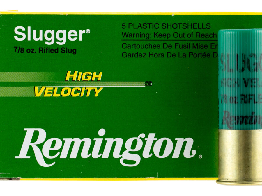 Remington Ammunition 28604 Slugger High Velocity 12 Gauge 3" 7/8 oz Rifled Slug Shot 5 Per Box/ 50 Cs