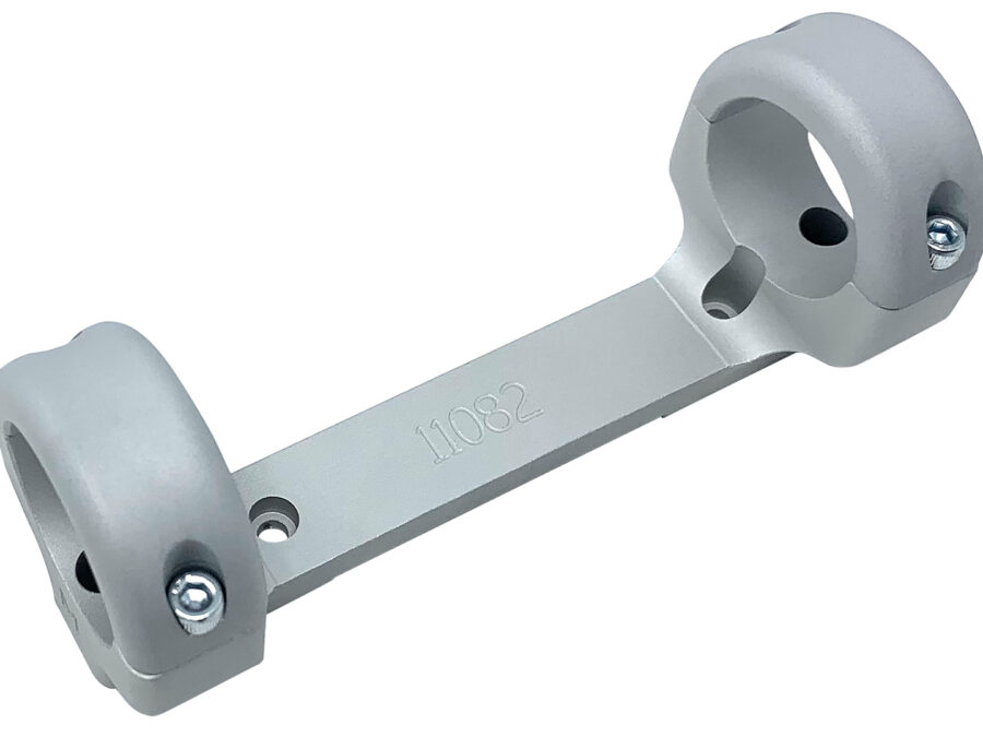 DNZ 11083 Game Reaper-Ruger Scope Mount/Ring Combo Silver 1"