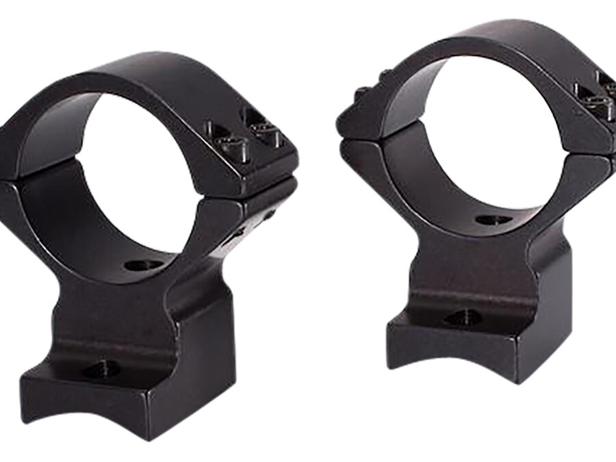 Talley 950706 Scope Mount/Ring Combo  Black Anodized 1" Tube Weatherby Mark V High Rings Non-Magnum Action
