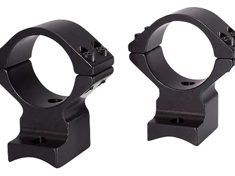 Talley 94X702 Scope Mount/Ring Combo  Extended Black Anodized 1" Tube Winchester Model 70 Medium Rings