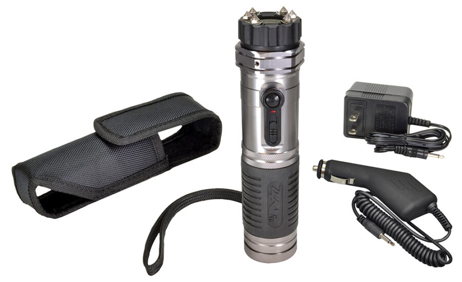 Zap ZAPL Zap Light Stun Gun/Flashlight Range of Contact Silver