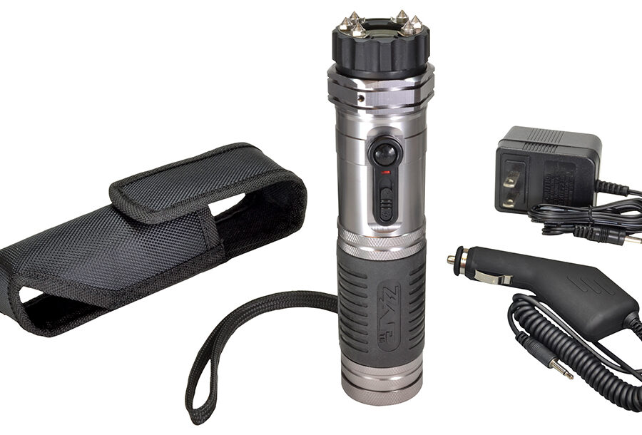 Zap ZAPL Zap Light Stun Gun/Flashlight Range of Contact Silver