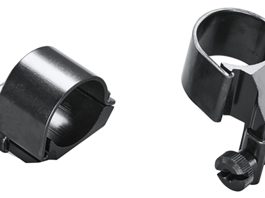 Weaver Mounts 49061 Detachable Top Mount Dual Extension Rings  Black 1" High