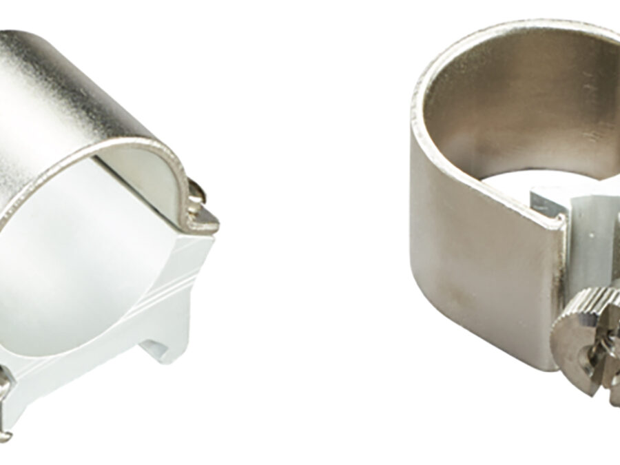 Weaver Mounts 49032 Detachable Top Mount Rings  Silver 1" Medium