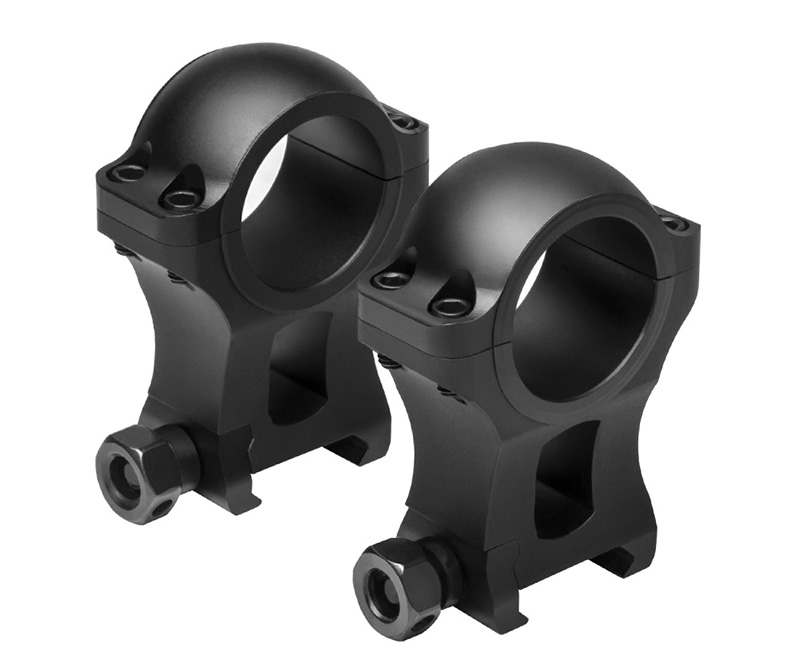 VISM 30mm Hunter Rings Black 1.5" Height