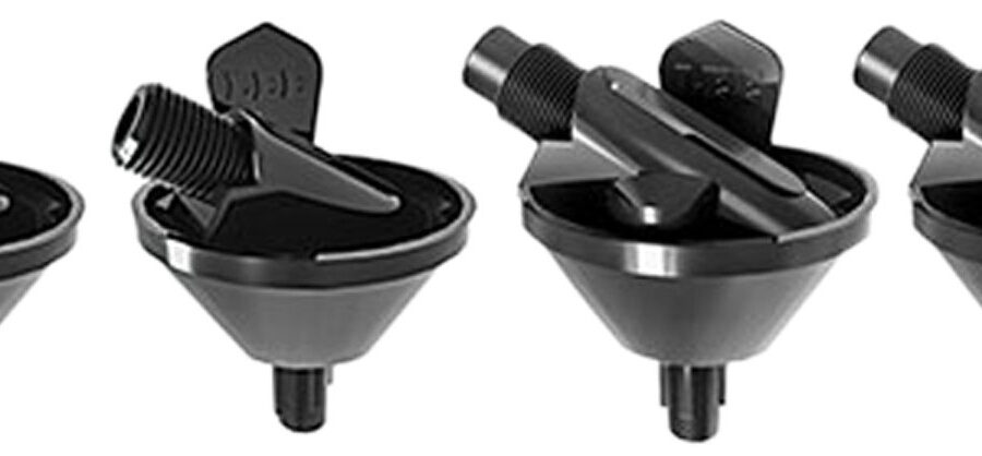 Lee Precision 90453 Quick Change Drum Set Black Nylon Works With Classic/Auto Drum Powder Measure