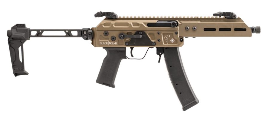 SHOW LOW MFG BLACKJACK PISTOL 8.5IN BARREL 35RD GOLD 8.5 BLCKJCK9085