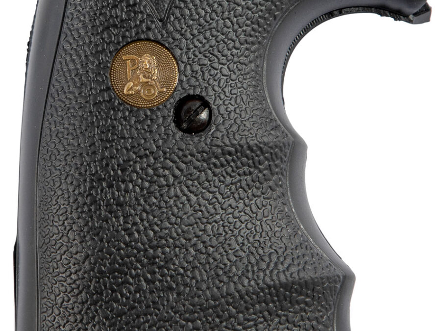 Pachmayr 05067 Gripper Grip Checkered Black Rubber with Finger Grooves for Ruger Super Blackhawk